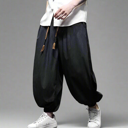 Pantalons Hakama Urbains Tendance -  pantalons amples - Pantalons Hakama Urbains Confortables et Tendance