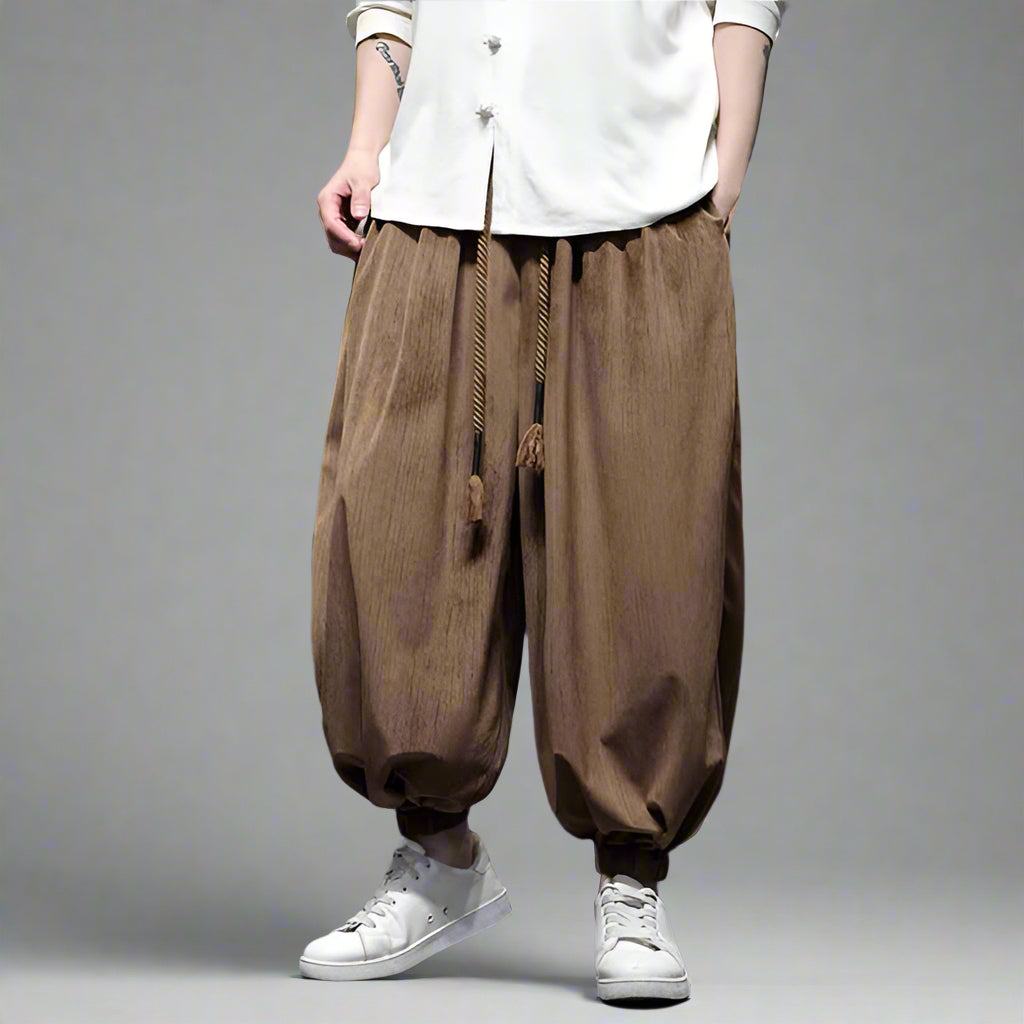Pantalons Hakama Urbains Tendance - pantalons hakama - Pantalons Hakama Urbains Confortables et Tendance