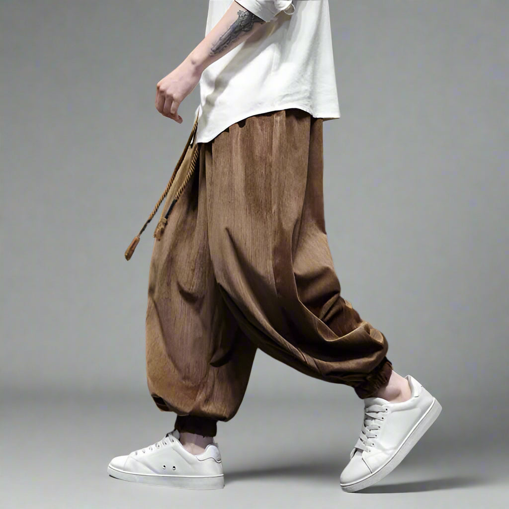 Pantalons Hakama Urbains Tendance -  pantalons respirants - Pantalons Hakama Urbains Confortables et Tendance