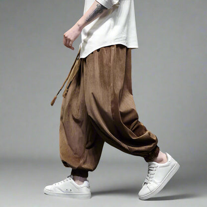 Pantalons Hakama Urbains Tendance -  pantalons respirants - Pantalons Hakama Urbains Confortables et Tendance