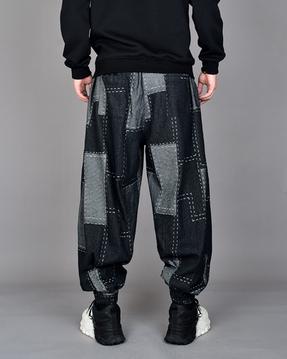 Pantalons Harem à Carreaux Chic -  chic - Pantalons Harem à Carreaux Chic pour un Style Polyvalent