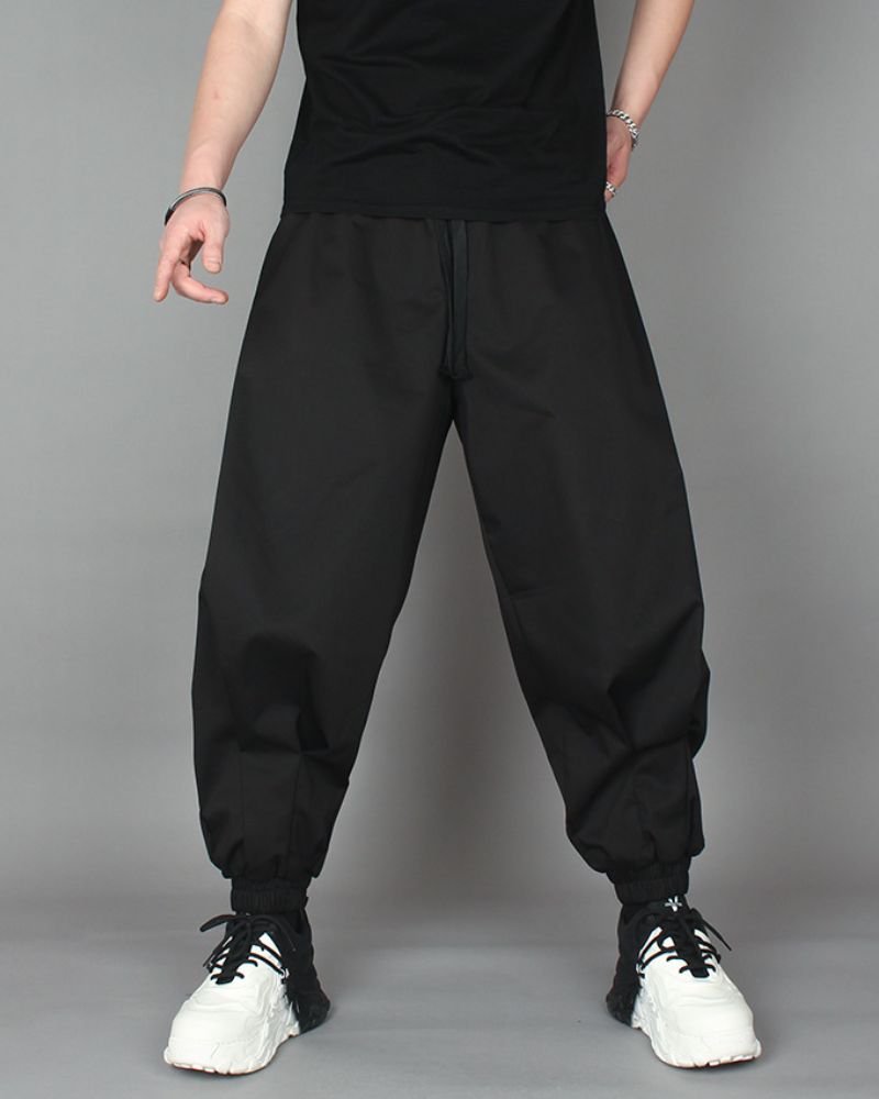 Pantalons Harem à Carreaux Chic - pantalons - Pantalons Harem à Carreaux Chic pour un Style Polyvalent