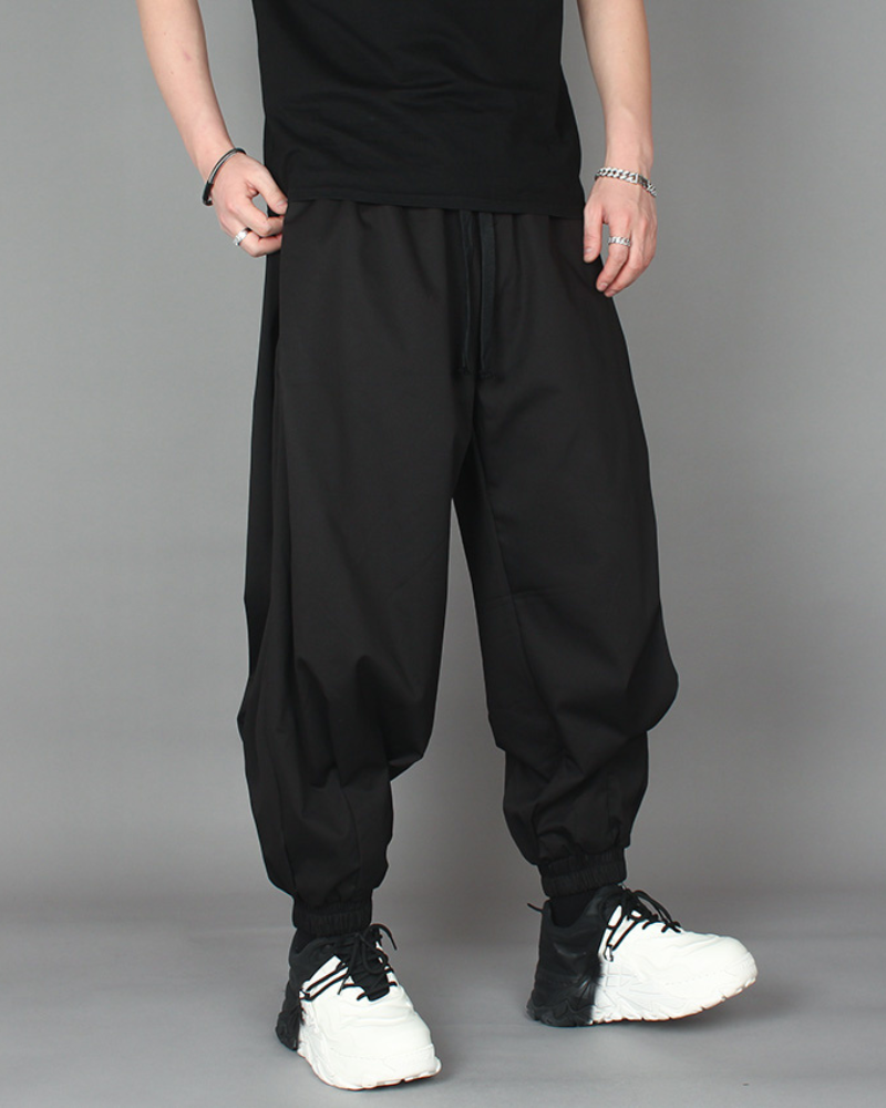 Pantalons Harem à Carreaux Chic -  tissu coton polyester - Pantalons Harem à Carreaux Chic pour un Style Polyvalent