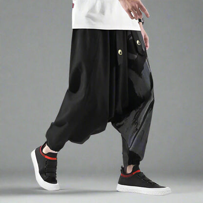 Pantalons Harem Chic Bohémien -  pantalons décontractés - Pantalons Harem Stylés et Confortables pour Tous