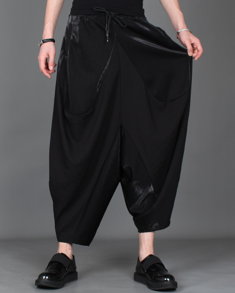 Pantalons Harem Colorblock Chic -  harem - Pantalons Harem Colorblock Chic pour un Style Unique