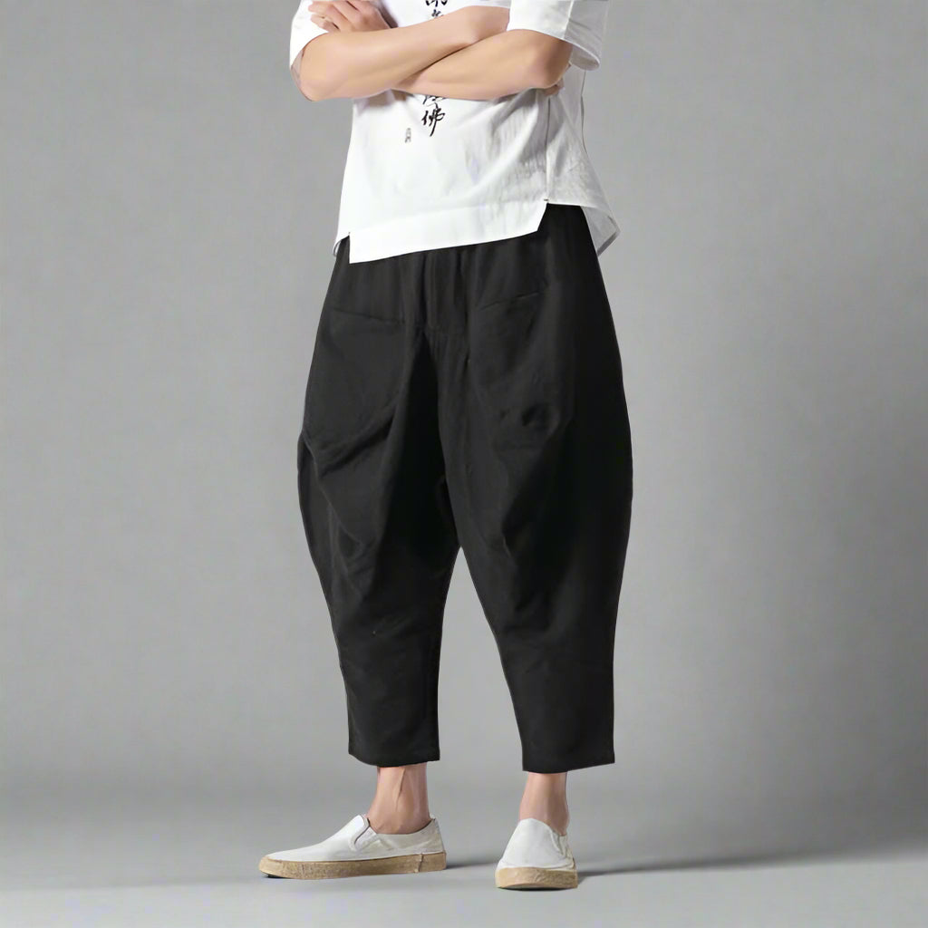 Pantalons Harem Japonais Stylés -  confort exceptionnel - Pantalons Harem Japonais Confortables pour un Style Urbain