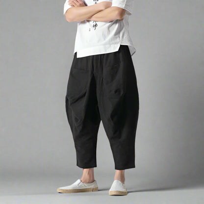 Pantalons Harem Japonais Stylés -  confort exceptionnel - Pantalons Harem Japonais Confortables pour un Style Urbain