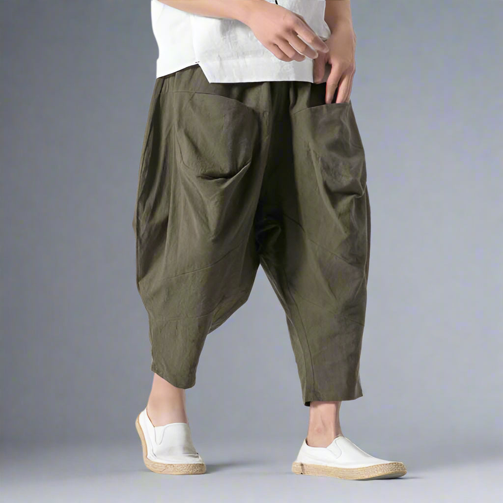 Pantalons Harem Japonais Stylés -  harajuku - Pantalons Harem Japonais Confortables pour un Style Urbain