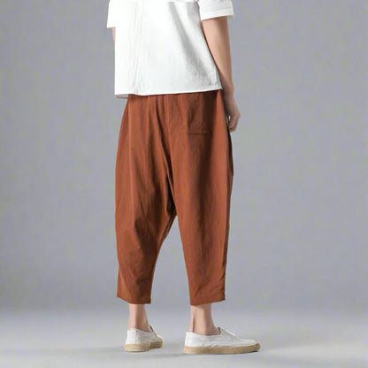 Pantalons Harem Japonais Stylés -  mode streetwear - Pantalons Harem Japonais Confortables pour un Style Urbain