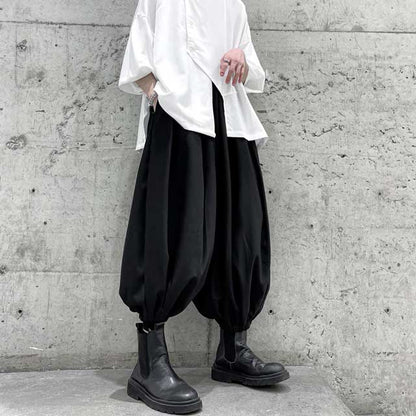Pantalons Harem Élégants et Sans Effort -  design large - Pantalons Harem Confortables et Élégants pour Tous