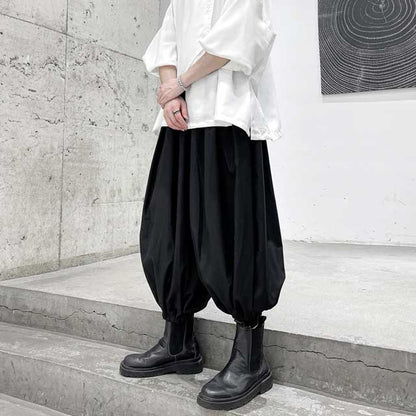 Pantalons Harem Élégants et Sans Effort -  pantalons décontractés - Pantalons Harem Confortables et Élégants pour Tous