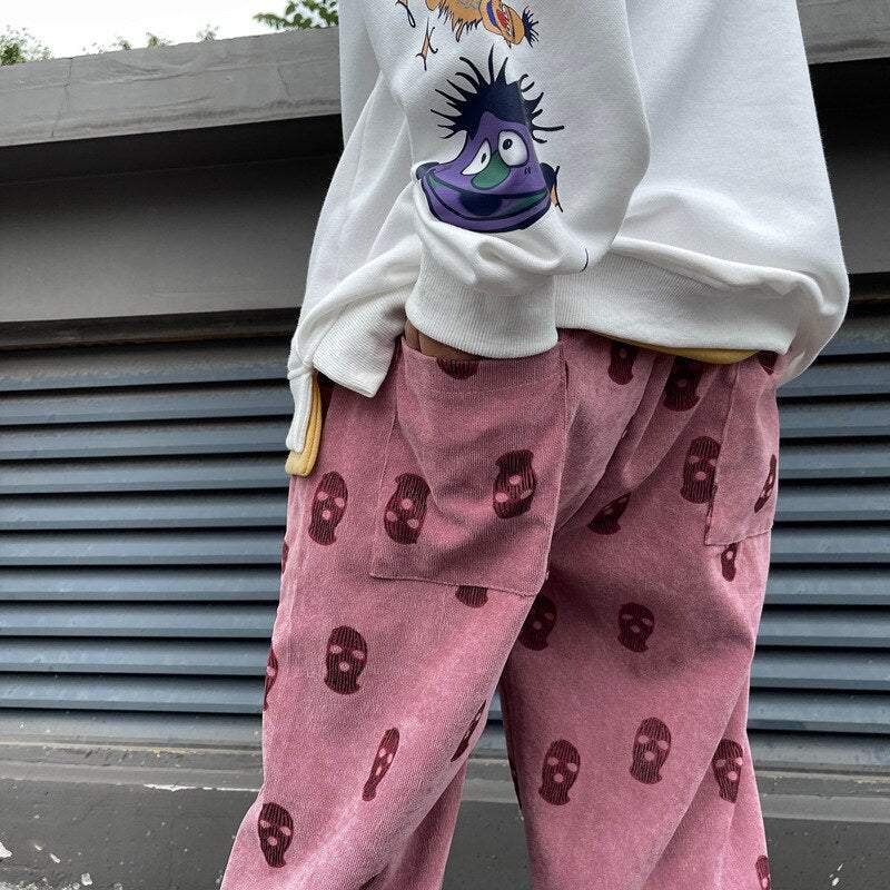 Pantalons Imprimés Graphiques -  mode streetwear - Pantalons Imprimés Graphiques Unisexe pour un Style Streetwear