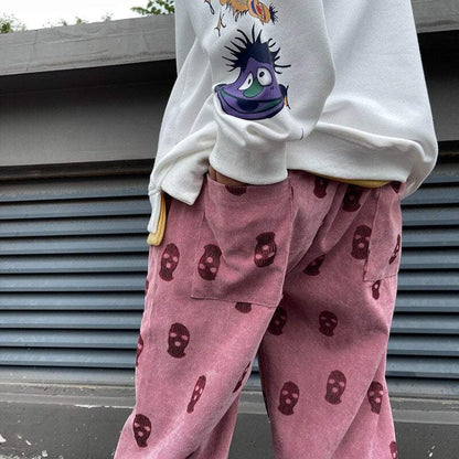 Pantalons Imprimés Graphiques -  mode streetwear - Pantalons Imprimés Graphiques Unisexe pour un Style Streetwear