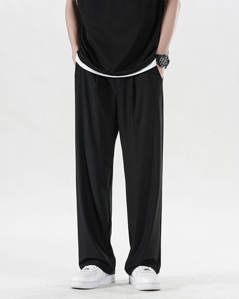 Pantalons à Jambe Large Chic Sans Effort - pantalons - Pantalons à Jambe Large Chic pour un Été Confortable