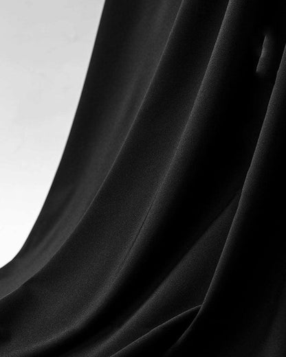 Pantalons à Jambe Large Chic Sans Effort -  soie glacée - Pantalons à Jambe Large Chic pour un Été Confortable