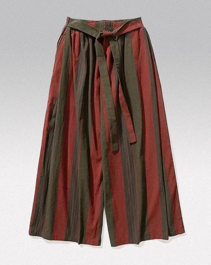 Pantalons Japonais Élégants pour Tous -  japonais - Pantalons Japonais Élégants à Jambes Larges pour Confort