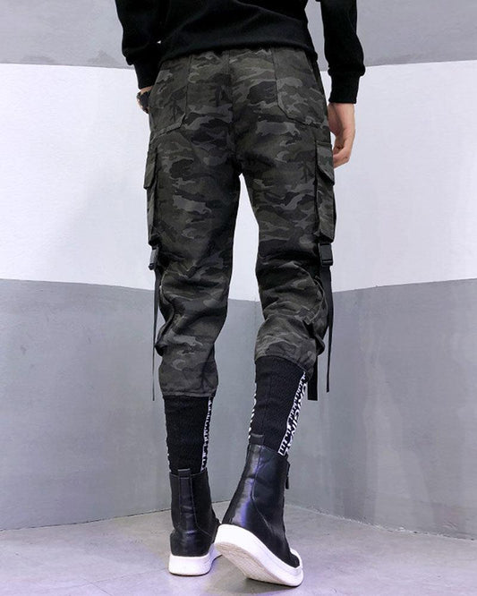 Pantalons Jogging Camo Élégants - pantalons cargo - Pantalons Jogging Camo Élégants pour un Style Urbain