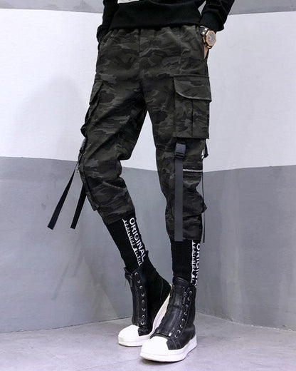 Pantalons Jogging Camo Élégants - pantalons - Pantalons Jogging Camo Élégants pour un Style Urbain