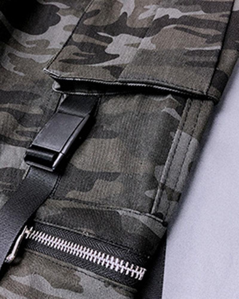 Pantalons Jogging Camo Élégants - pantalons - Pantalons Jogging Camo Élégants pour un Style Urbain