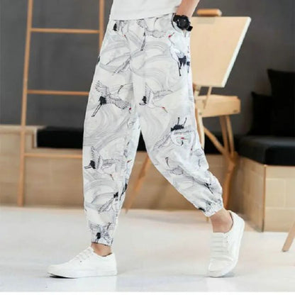 Pantalons Jogging Confort Ultime - pantalons - Pantalons Jogging Hakama : Confort et Style Unisexe