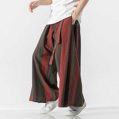 Pantalons Large en Lin Élégants - pantalons - Pantalons Large en Lin Élégants pour un Confort Optimal