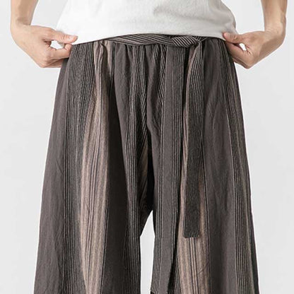Pantalons Large en Lin Élégants - pantalons - Pantalons Large en Lin Élégants pour un Confort Optimal