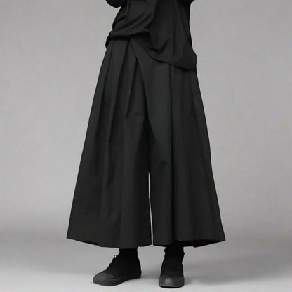 Pantalons larges chic sans effort -  coupe oversize - Pantalons larges chic taille haute pour un style moderne