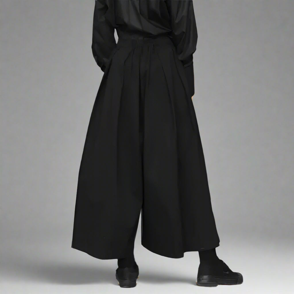 Pantalons larges chic sans effort -  mode décontractée - Pantalons larges chic taille haute pour un style moderne