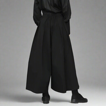 Pantalons larges chic sans effort -  mode décontractée - Pantalons larges chic taille haute pour un style moderne