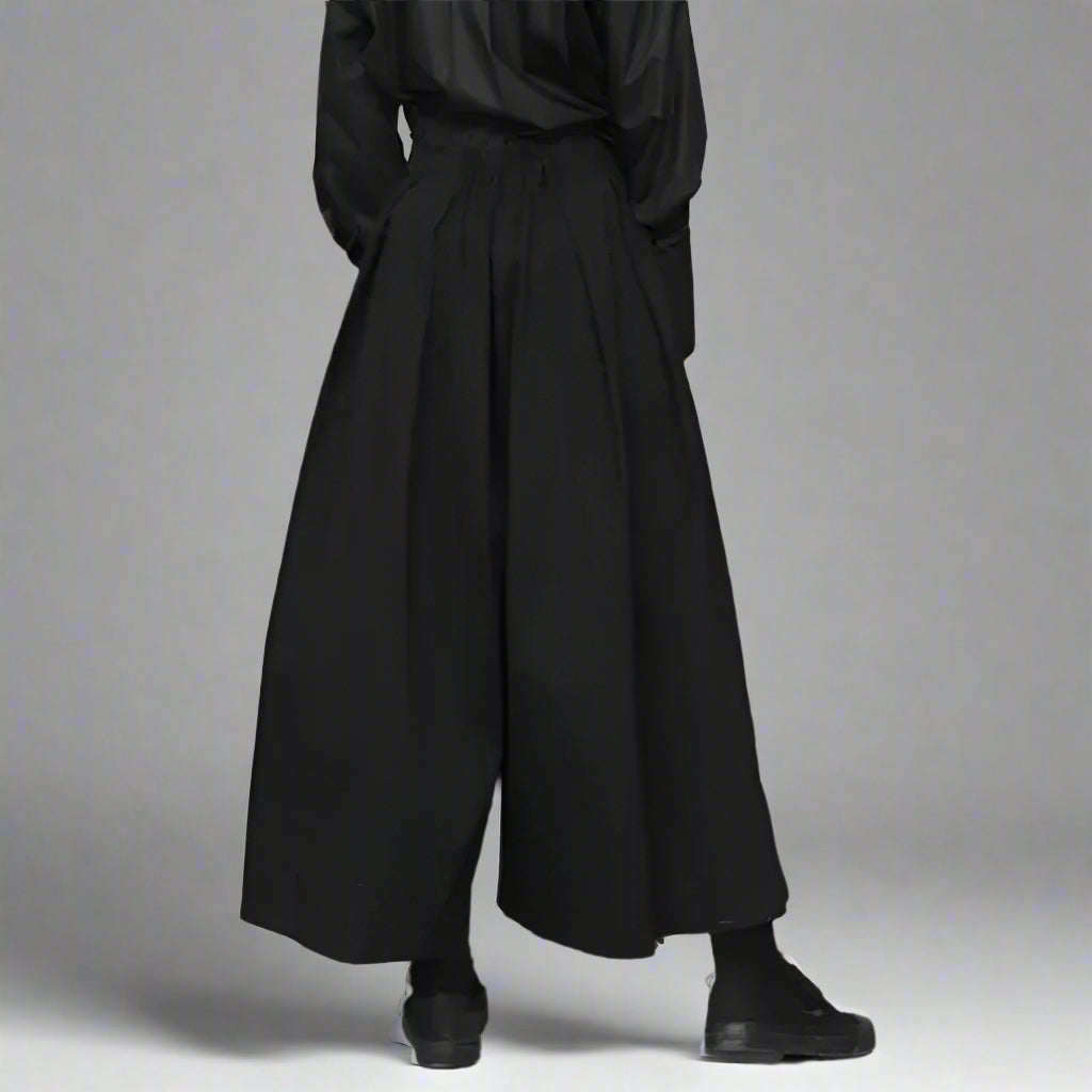 Pantalons larges chic sans effort - pantalons unisexes - Pantalons larges chic taille haute pour un style moderne