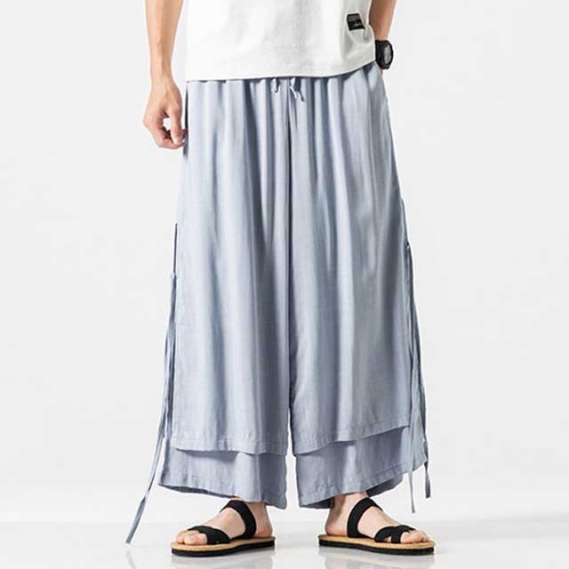 Pantalons larges fluides et chics -  pantalons décontractés - Pantalons larges fluides pour un style décontracté et chic