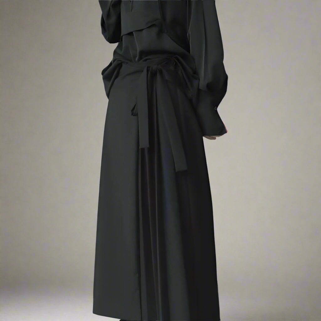 Pantalons Élégance Sans Effort -  taille 5XL - Pantalons Élégance Hakama au Style Chic et Confortable