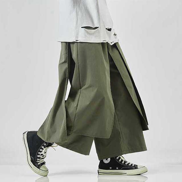 Pantalons Élégants Inspirés du Japon -  style japonais - Pantalons Hakama Japonais Amples et Confortables