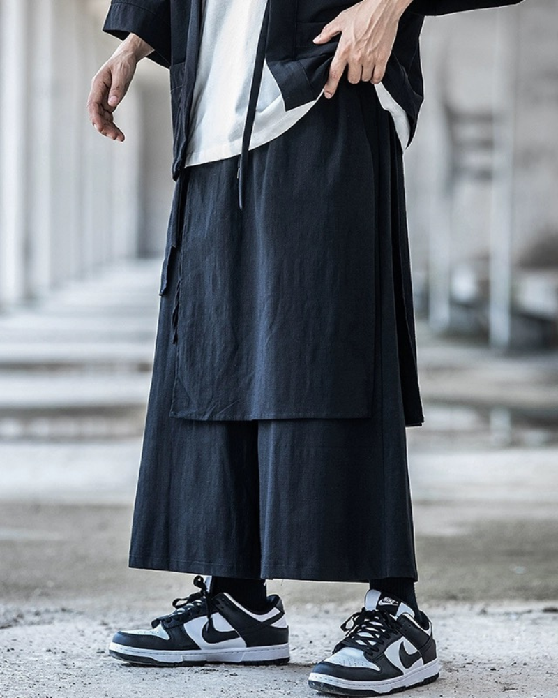 Pantalons Ninja Oversized Chic - pantalons - Pantalons Ninja Oversized Chic en Polyester Confortable