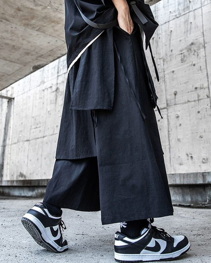 Pantalons Ninja Oversized Chic - pantalons streetwear - Pantalons Ninja Oversized Chic en Polyester Confortable