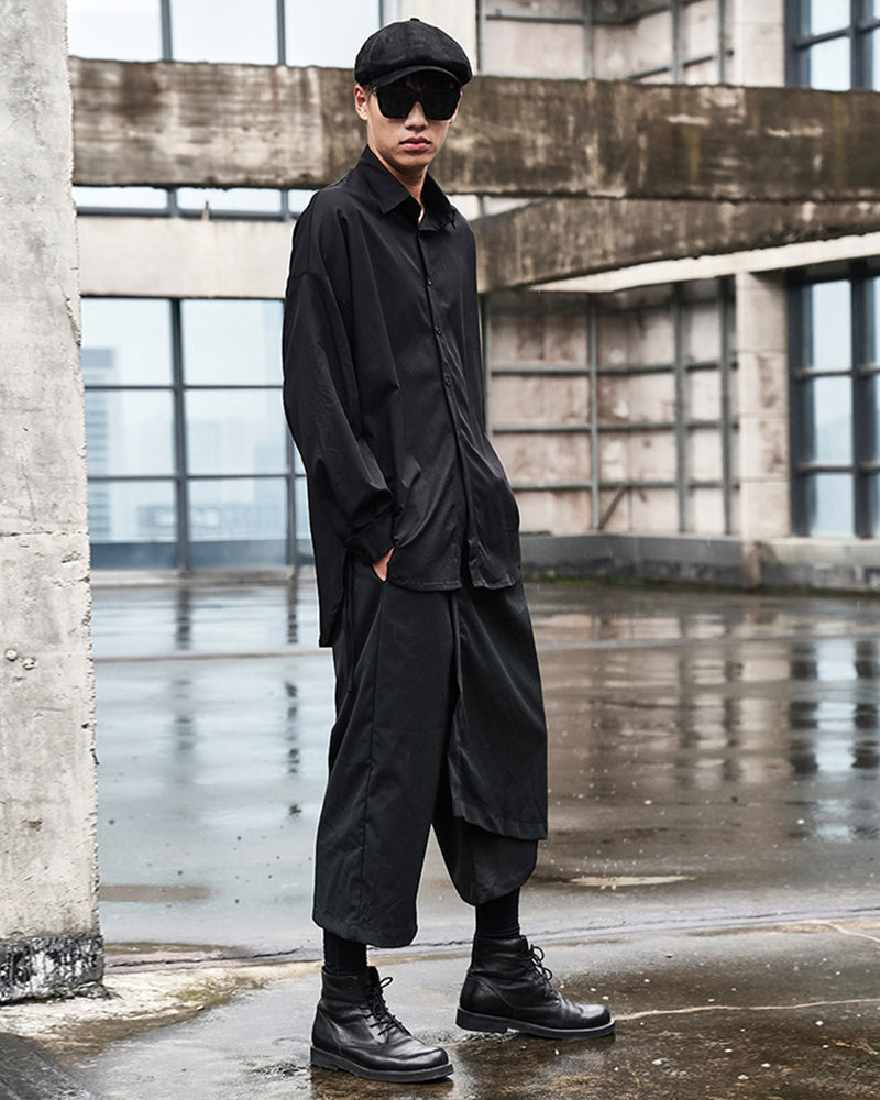 Pantalons Ninja Urban Stealth -  techwear - Pantalons Ninja Urban Stealth en polyester noir