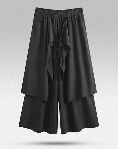 Pantalons Noirs Élégants Japonais - pantalons japonais - Pantalons Noirs Élégants Inspirés du Japon