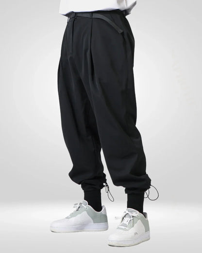 Pantalons à ourlet à cordon confortable -  cordon - Pantalons à ourlet à cordon confortables et élégants