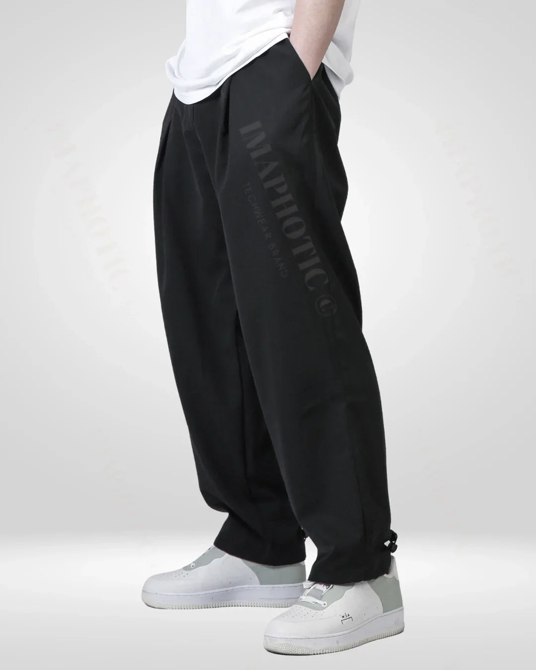 Pantalons à ourlet à cordon confortable - pantalons amples - Pantalons à ourlet à cordon confortables et élégants