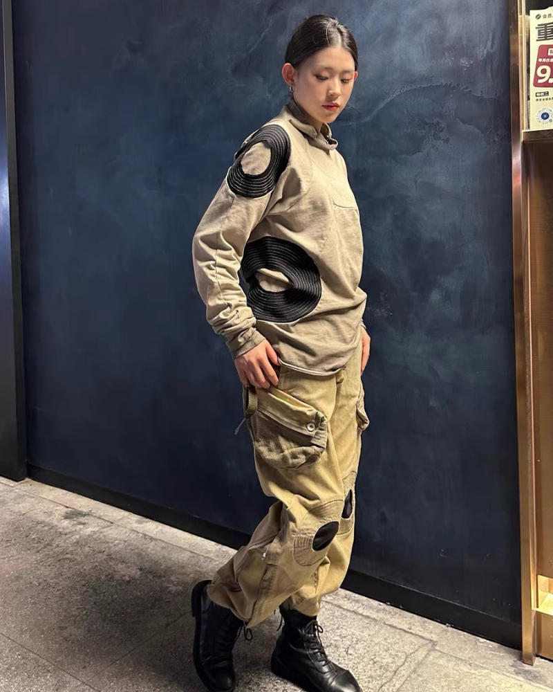 Pantalons Quotidiens Multi-Poches Robustes -  multi-poches - Pantalons Cargo Multipoches pour Style Techwear