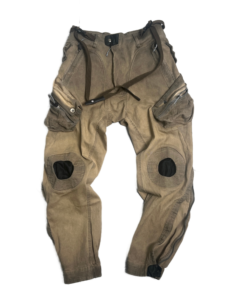 Pantalons Quotidiens Multi-Poches Robustes - pantalons cargo - Pantalons Cargo Multipoches pour Style Techwear