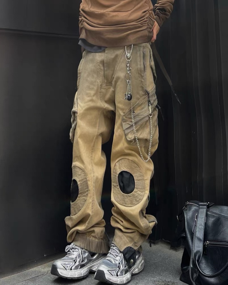 Pantalons Quotidiens Multi-Poches Robustes - pantalons - Pantalons Cargo Multipoches pour Style Techwear