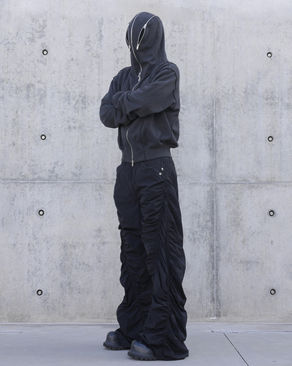 Pantalons Spirales Plissés Élégants -  style unique - Pantalons Spirales Plissés pour un Style Unique