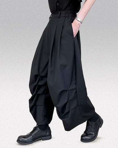 Pantalons Stylés pour Hommes Japonais - pantalons - Pantalons Hakama Stylés pour Hommes Modernes