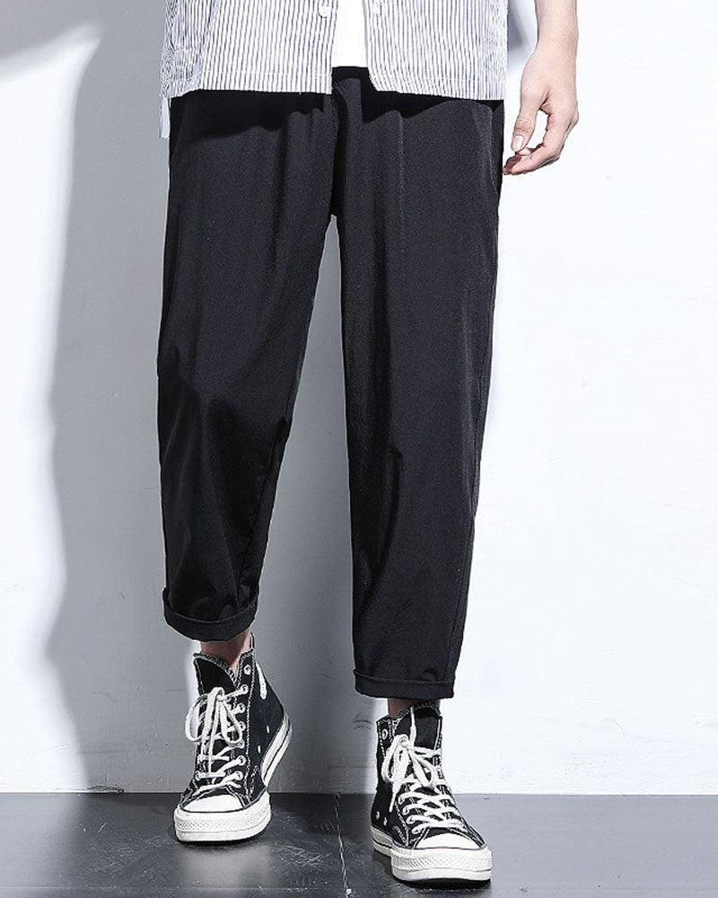 Pantalons Tech Ankle Cool Comfort -  confort au chaud - Pantalons légers en soie glacée pour l'été