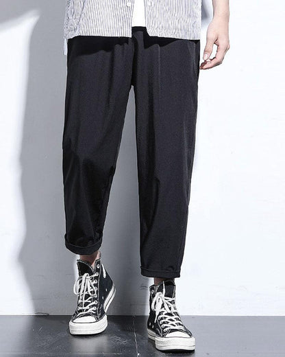 Pantalons Tech Ankle Cool Comfort -  confort au chaud - Pantalons légers en soie glacée pour l'été