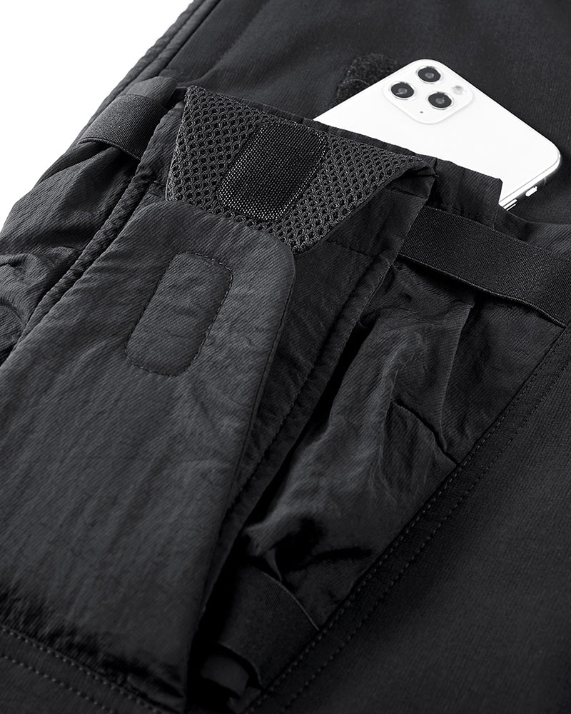 Pantalons Tech en Patchwork Dynamique - pantalons - Pantalons Tech en Patchwork pour Style Urbain