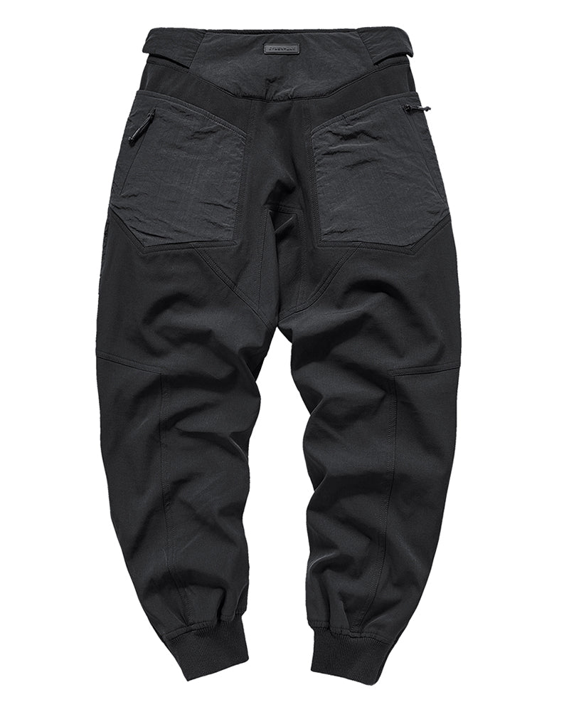 Pantalons Tech en Patchwork Dynamique -  patchwork - Pantalons Tech en Patchwork pour Style Urbain