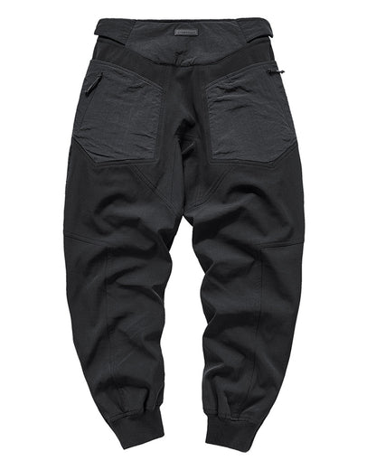 Pantalons Tech en Patchwork Dynamique -  patchwork - Pantalons Tech en Patchwork pour Style Urbain
