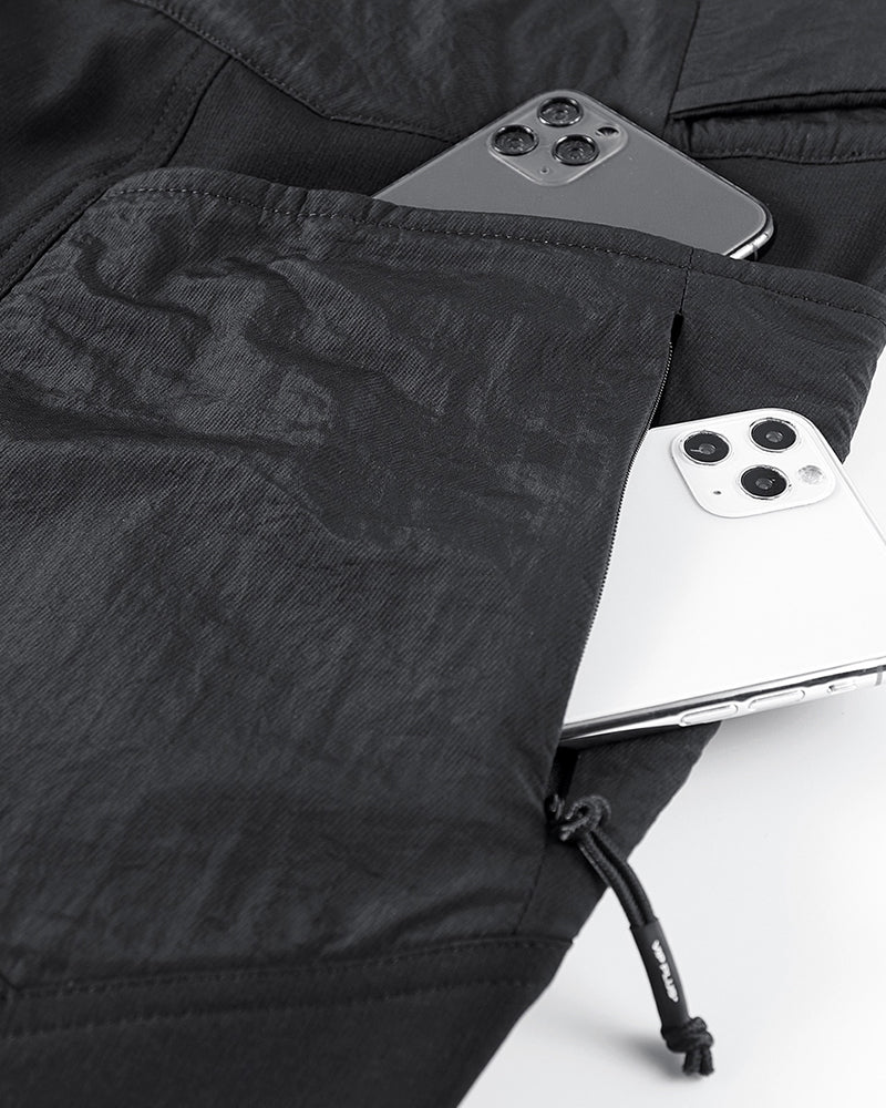 Pantalons Tech en Patchwork Dynamique -  urbain - Pantalons Tech en Patchwork pour Style Urbain